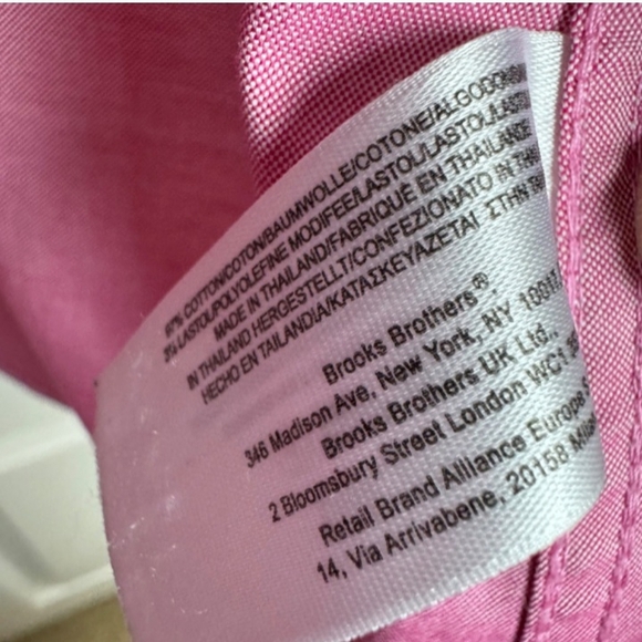 Brooks Brothers Fuchsia Button Down Shirt - Picture 4 of 5